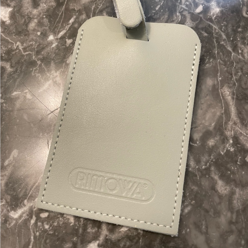 NEW! Never used RIMOWA Leather Luggage Tag